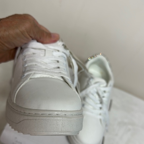 A New Day White  Sneakers with Rhinestones - Picture 4 of 12
